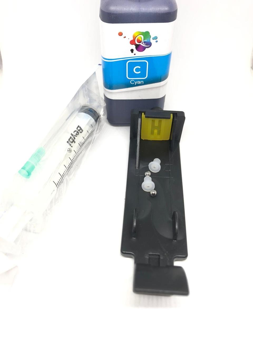 Hp 45 ve Hp 26 kartuş için Dolum seti koyu Mavi Renk
