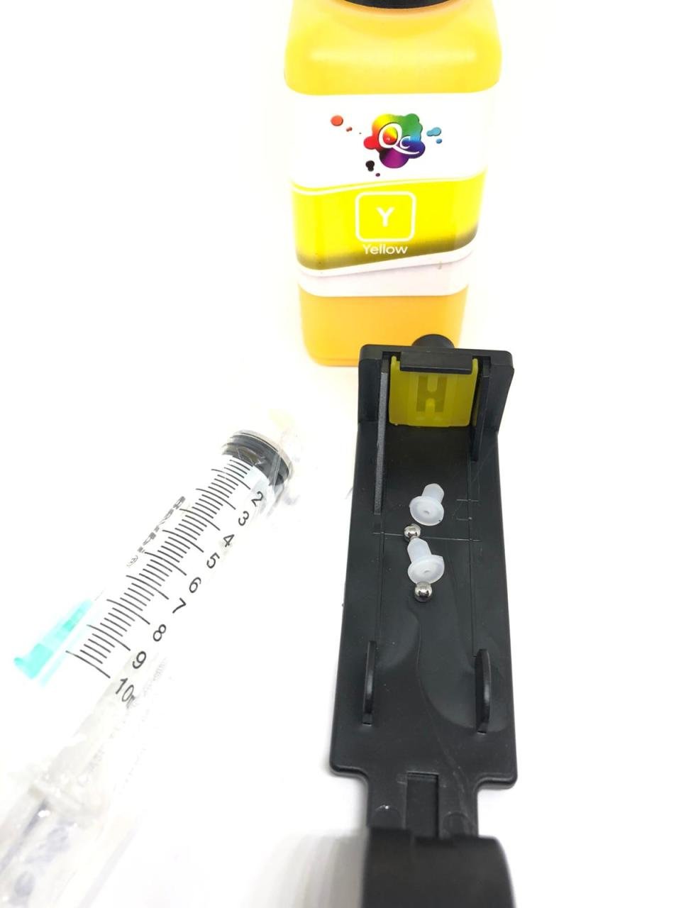 HP 45 VE HP 26 KARTUŞ İÇİN DOLUM SETİ SARI RENK